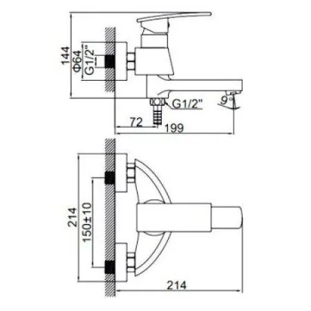 Смеситель Ledeme L3170 хром - купить в Москве по низкой цене в интернет-магазине с доставкой по всей России | HITsant Смеситель Ledeme L3170 хром