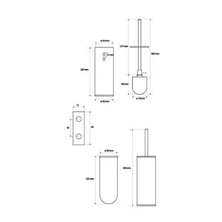 Ершик Bemeta Dark 102313060