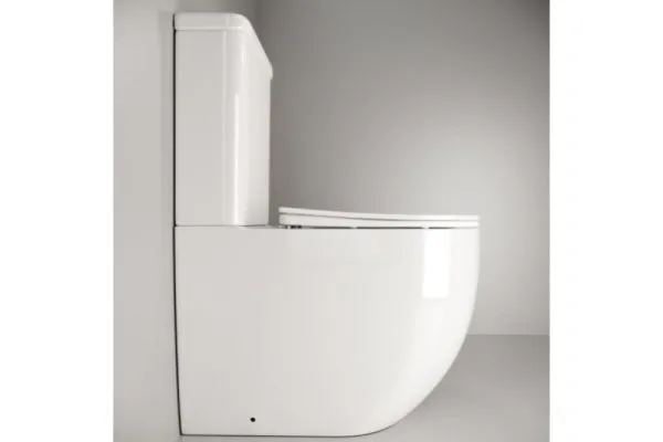 Чаша для унитаз-компакт Ceramica Nova Mia CN1801-B с крышкой-сиденьем микролифт - купить в Москве по низкой цене в интернет-магазине с доставкой по всей России | HITsant Чаша для унитаз-компакт Ceramica Nova Mia CN1801-B с крышкой-сиденьем микролифт