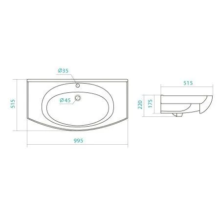 Раковина Vigo Энигма 100