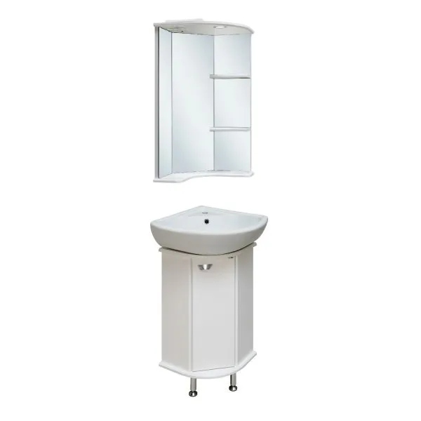 Зеркало Runo угловое  Браво 40  (00000000949)