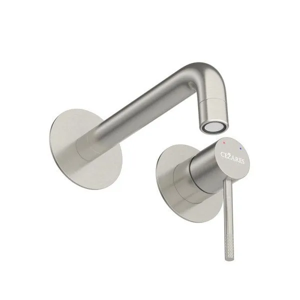 Смеситель для раковины встраиваемый CEZARES RELAX-BLI2-1-IN-W0, Сатин