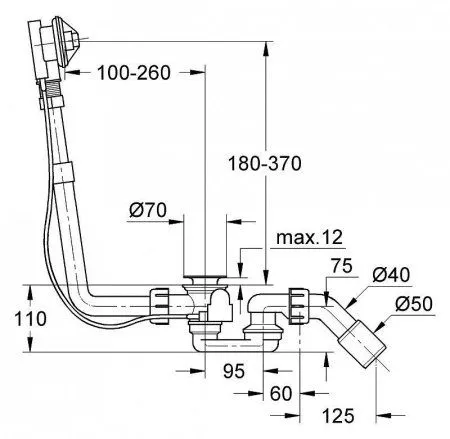 Слив-перелив Grohe Talento 28939000 - купить в Москве по низкой цене в интернет-магазине с доставкой по всей России | HITsant Слив-перелив Grohe Talento 28939000