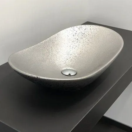 Раковина Comforty 7811ASS серебро