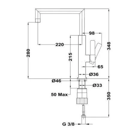 Смеситель TEKA FOT 990 Хром
