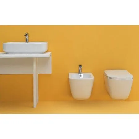 Чаша для подвесного унитаза Kerasan Tribeca 511401 безободковый, белый