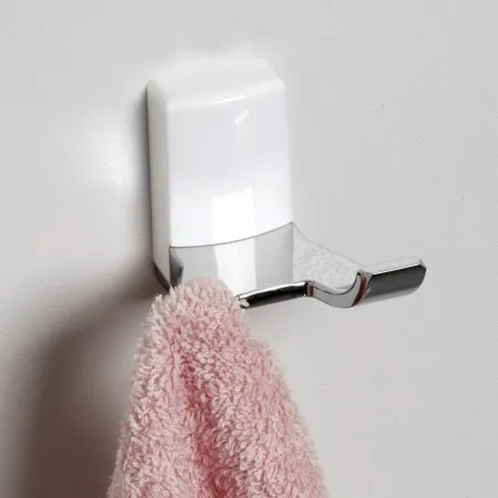 Крючок WasserKRAFT Leine K-5023DW белый, хром