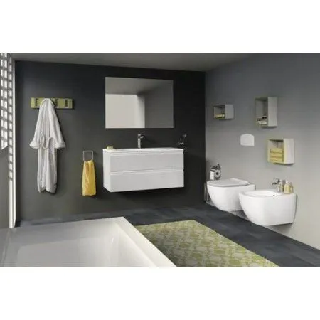 Комплект Ideal Standard Tesi T3868V1 подвесной унитаз + инсталляция + крышка-сидение - купить в Москве по низкой цене в интернет-магазине с доставкой по всей России | HITsant Комплект Ideal Standard Tesi T3868V1 подвесной унитаз + инсталляция + крышка-сидение