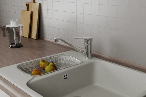 Смеситель для кухни с поворотным изливом RUSH Haiti (HA1935-25)