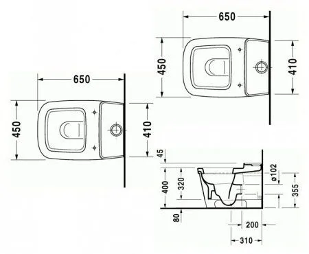 Унитаз-компакт Duravit Esplanade 2147090000 - купить в Москве по низкой цене в интернет-магазине с доставкой по всей России | HITsant Унитаз-компакт Duravit Esplanade 2147090000