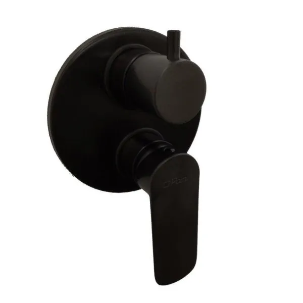 Смеситель для душа Paini Nove встраиваемый c дивертором, чёрный 09VBYOTK69XD11YZ