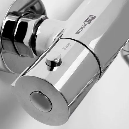 Универсальный смеситель WasserKRAFT Berkel 4800 4822L Thermo хром - купить в Москве по низкой цене в интернет-магазине с доставкой по всей России | HITsant Универсальный смеситель WasserKRAFT Berkel 4800 4822L Thermo хром