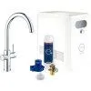 Смеситель Grohe  Blue Professsional 31607002 хром, + фильтр - купить в Москве по низкой цене в интернет-магазине с доставкой по всей России | HITsant Смеситель Grohe  Blue Professsional 31607002 хром, + фильтр
