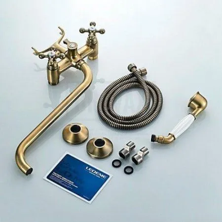 Смеситель Ledeme L2619C Бронза - купить в Москве по низкой цене в интернет-магазине с доставкой по всей России | HITsant Смеситель Ledeme L2619C Бронза