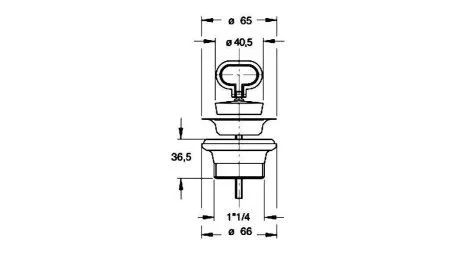 Верхняя часть для сифона BONOMINI (2024MG54B0WZ)