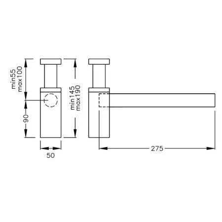 Сифон Hatria Varie YXMY77 для раковины