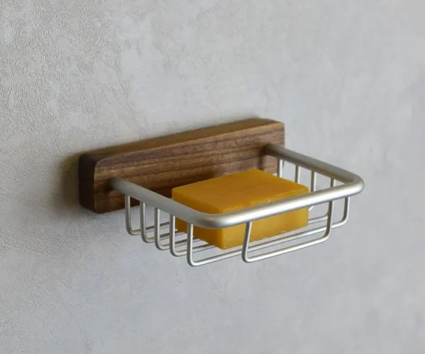 Мыльница подвесная настенная матовый хром BRONZE DE LUXE Forest  (10703C )