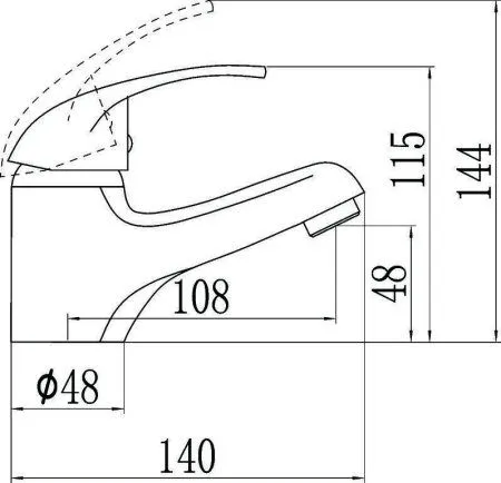 Смеситель для раковины Fmark (FM1003)