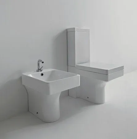 Унитаз-моноблок Kerasan Cento 3522bi прямоугольный - купить в Москве по низкой цене в интернет-магазине с доставкой по всей России | HITsant Унитаз-моноблок Kerasan Cento 3522bi прямоугольный