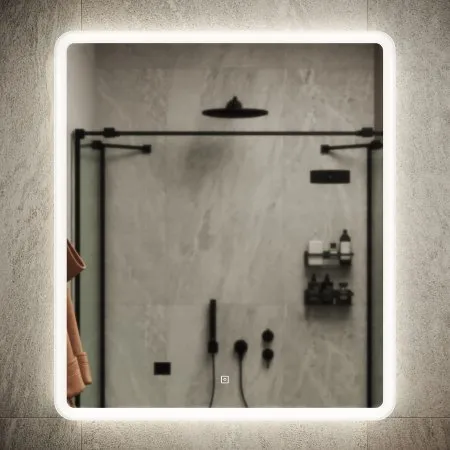 Зеркало для ванной комнаты SANCOS Arcadia 700х800 с подсветкой,  AR700