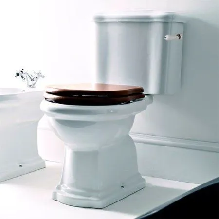 Унитаз-компакт Kerasan Retro 101301 горизонтальный выпуск, фурнитура хром