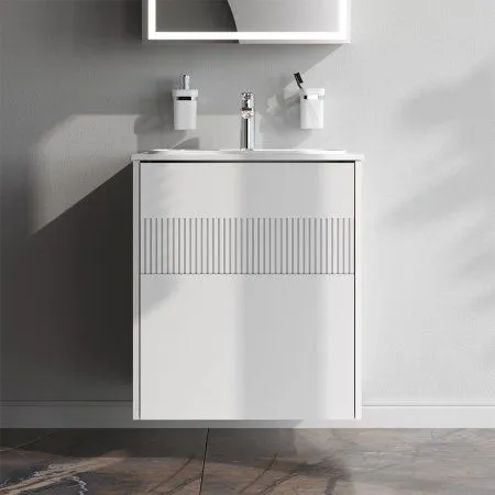 База под раковину, 2 ящика, 60 см, белый матовый AM.PM Func M8FFUX0602WM