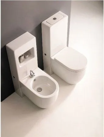 Чаша для приставного унитаза Kerasan Flo 311601 белый