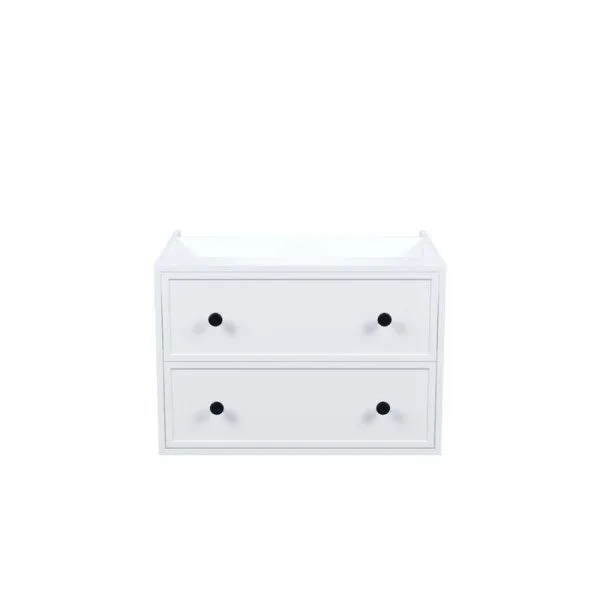 Тумба подвесная, под столешницу, 70 см, белый матовый, Torr, IDDIS, TOR70WBi95