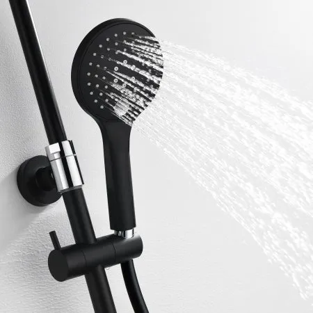 Душевая система WasserKRAFT Elbe 7400 A17401 черный