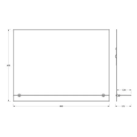 Зеркало Evoform Attractive BY 0516 80x60