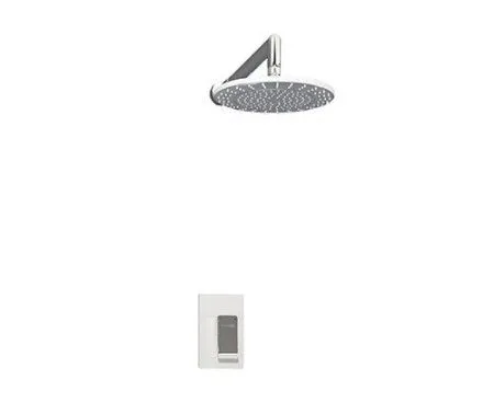 Встраиваемая душевая система WasserKRAFT A12667WHITE белый, хром