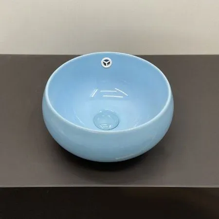 Раковина детская COMFORTY 5004B (голубая), с донным клапаном