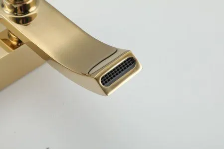 Смеситель для ванны Gappo G3207-3, однорычажный, золото