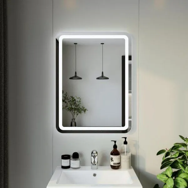 Зеркало Бриклаер Эстель-1 60 с подсветкой LED, на взмах руки