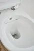 Унитаз подвесной SSWW CT2039V-B с тонкой крышкой, с функцией биде, белый глянцевый