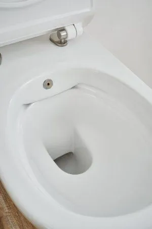 Унитаз подвесной SSWW CT2039V-B с тонкой крышкой, с функцией биде, белый глянцевый