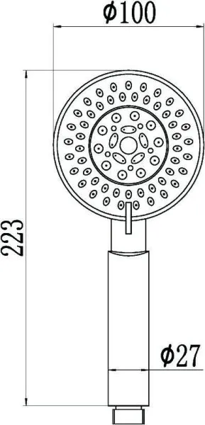 Лейка Savol для ручного душа 5ти режимная (S-OPA003)