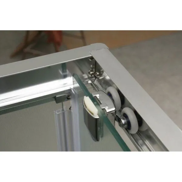 Душевой уголок BelBagno Unique UNIQUE-AH-1-120/135-90-C-Cr прозрачное стекло, хром