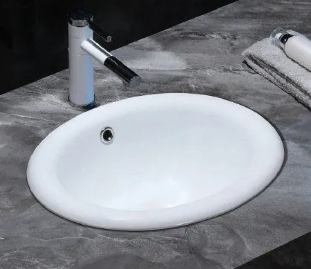 Умывальник CeramaLux 1203, Белый - купить в Москве по низкой цене в интернет-магазине с доставкой по всей России | HITsant Умывальник CeramaLux 1203, Белый