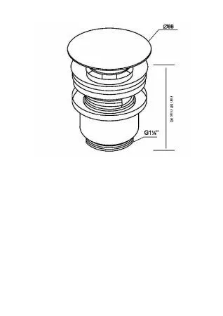 Донный клапан SantecPro (AQ136K)