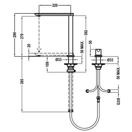 Смеситель TEKA FO 985 хром