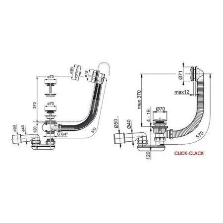 Слив-перелив Ravak X01507 для ванны хром - купить в Москве по низкой цене в интернет-магазине с доставкой по всей России | HITsant Слив-перелив Ravak X01507 для ванны хром