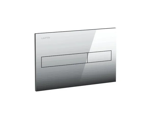 BASAL VPACK Laufen УНИТАЗ ПОДВЕСНОЙ RIMLESS, С СИДЕНЬЕМ SQ, 530X360 ММ, БЕЛЫЙ,+ РАМА И КЛАВИША, ХРОМ