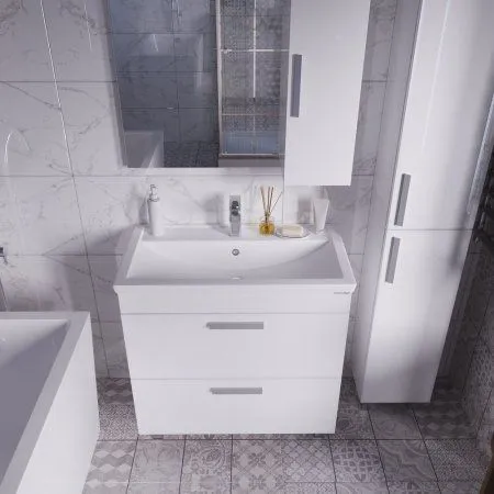 Шкаф-зеркало Grossman Нео 208024 80 белый