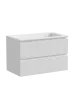 Тумба подвесная SANCOS Snob T 790х445х500, c двумя ящиками оснащенными доводчиками, Bianco, SNT80W