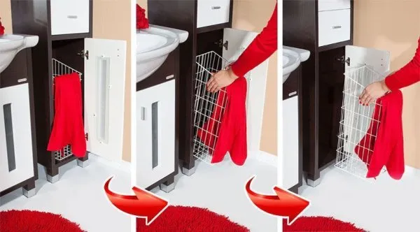 Пенал Бриклаер БАЛИ 35 см, венге/белый