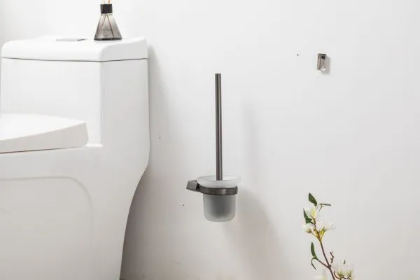 Ершик для унитаза подвесной Frap F3YF06SN10PC-9ZB, оружейная сталь - купить в Москве по низкой цене в интернет-магазине с доставкой по всей России | HITsant Ершик для унитаза подвесной Frap F3YF06SN10PC-9ZB, оружейная сталь