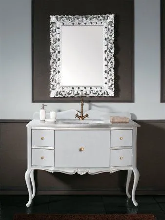 Мебельная раковина BelBagno Rococo bianco со столешницей