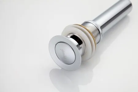 Донный клапан для раковины с переливом Frap F66-2, хром