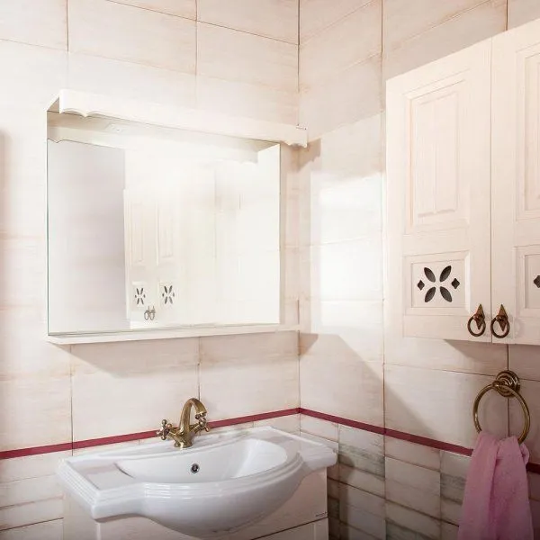 Зеркало Бриклаер КАНТРИ 85 см, бежевый дуб прованс